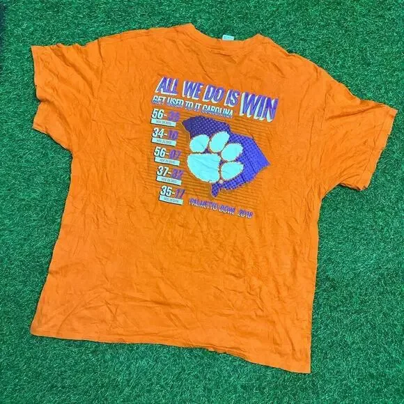 Orange, ‘All We Do Is Win’ Palmetto bowl 2018 Tee - Picture 3 of 5